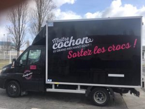 Maître Cochon flocage camion publicité